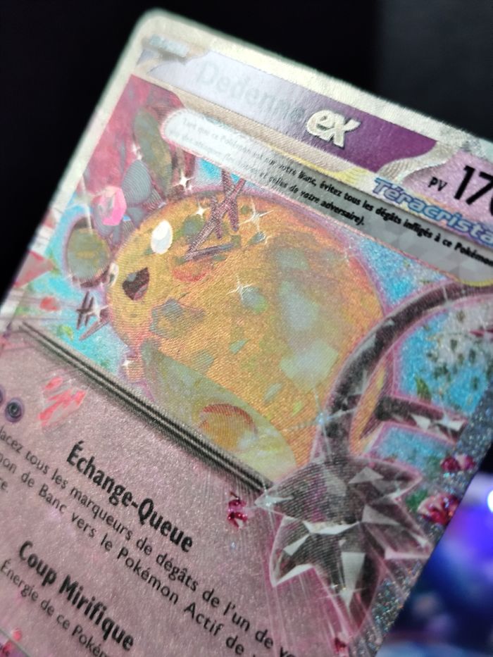 Carte pokémon neuve 🇨🇵 Dedenne EX 256/192 - photo numéro 4