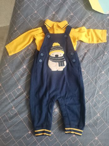 Salopette avec son polo