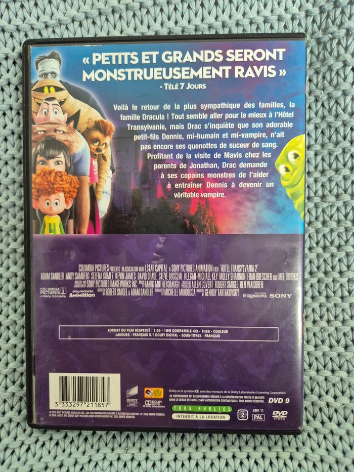 DVD Hôtel Transylvanie 2 - photo numéro 2