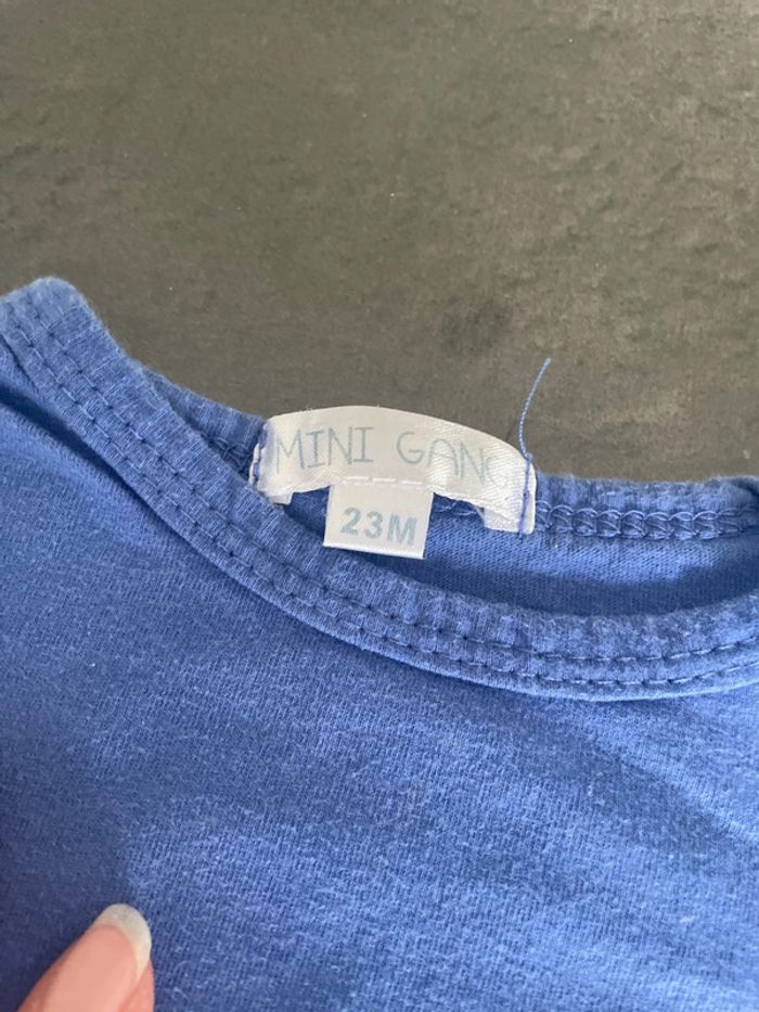 Teeshirt manches courtes bleu - photo numéro 2