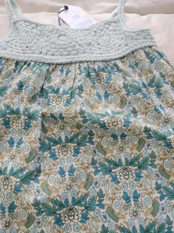 Débardeur crochet "La baie des anges" 7 ans - photo numéro 3