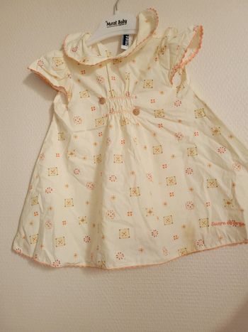 Robe bébé fille beige