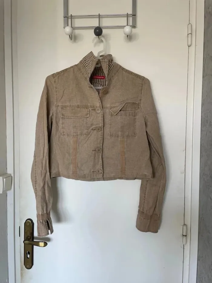 Veste courte beige
