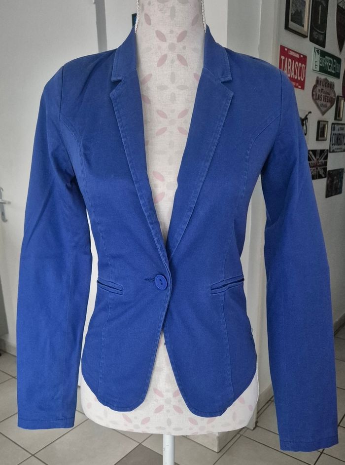 Veste bleu électrique