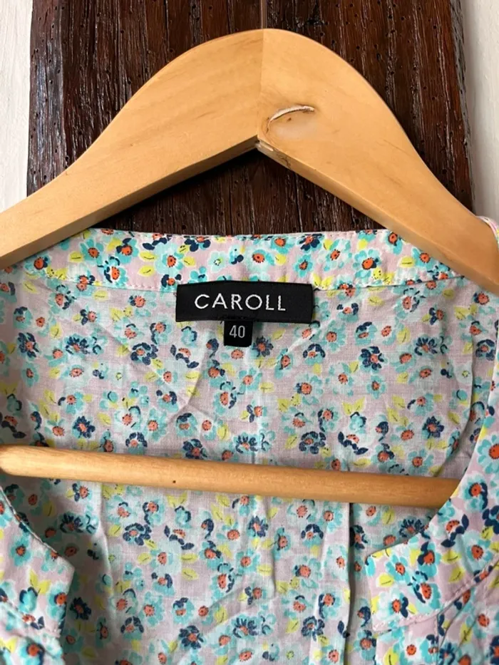 Haut sans manches fleuri Caroll – Taille 40 - photo numéro 4