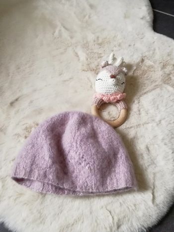 Bonnet en laine bébé