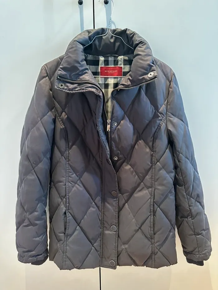 Doudoune noire Burberry vintage