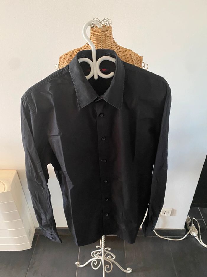 Chemise Levi’s noire homme taille L manches longues - photo numéro 2