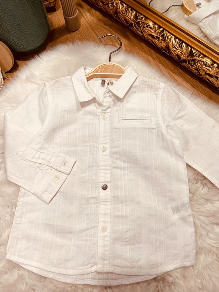 Taille 12 mois ensemble 3 pièces garçon multi marques blanc rouge bleu * super baby * 💙 - photo numéro 2