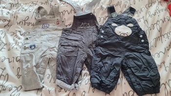 Lot de 3 salopettes