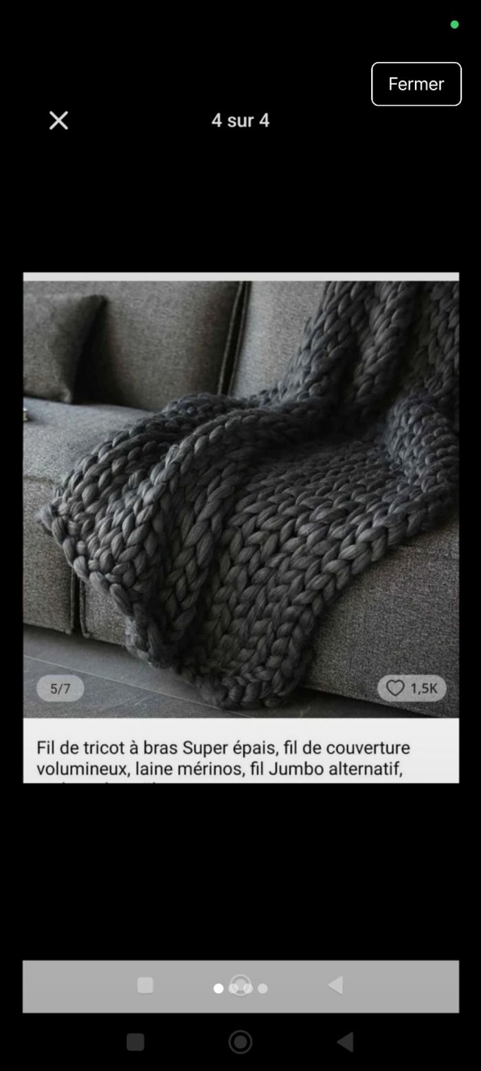 Lot de 6 pelotes de laine