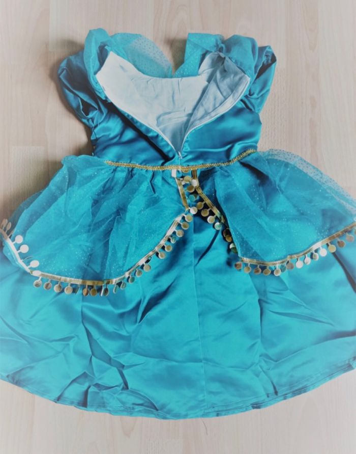 Déguisement robe princesse Jasmine courte et accessoires 4-5ans - photo numéro 6