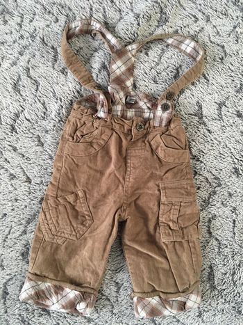 Pantalon épais à bretelles Tape à l’œil - 6 mois