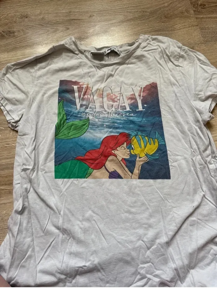 T-shirt ariel la petite sirène xl - photo numéro 2