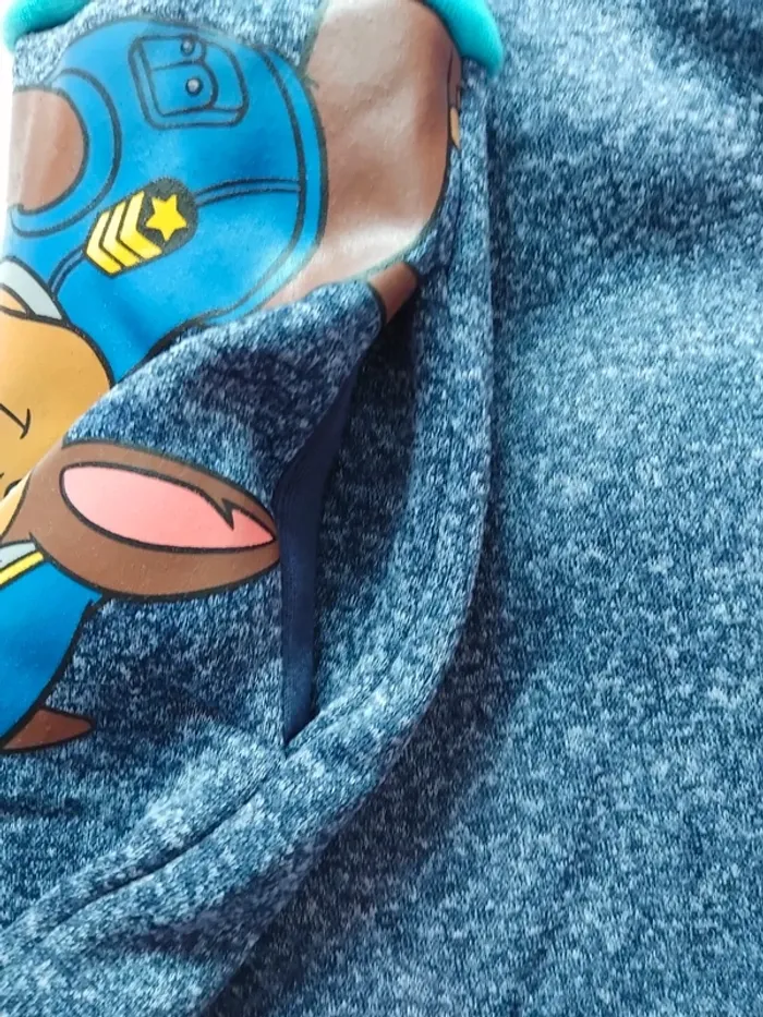 Sweat capuche garçon paw patrol, neuf, 6 ans - photo numéro 3