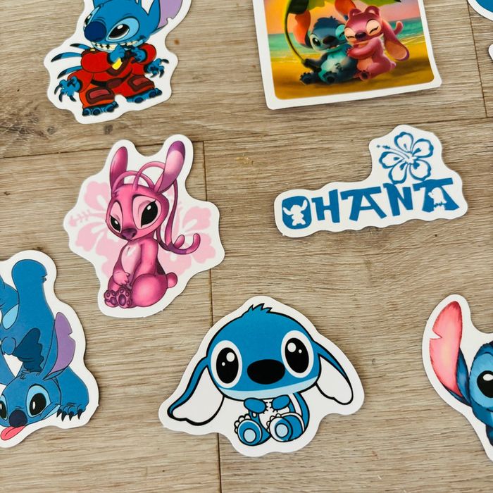 Autocollant Stitch décoration chambre fille garçon cadeau stickers angel ohana - photo numéro 2