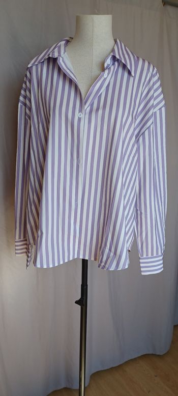 Très jolie chemise manches longues femme T U 