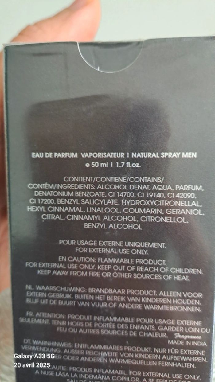 Eau de parfum oud orientale neufs - photo numéro 5