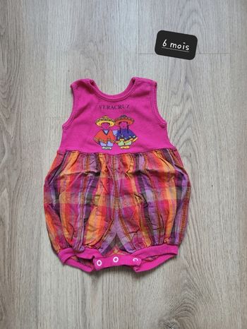 Barboteuse / Combi short 6 mois