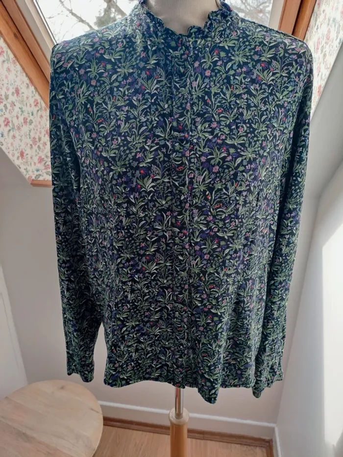 👄 chemise imprimée liberty 🌿🌸 - photo numéro 9