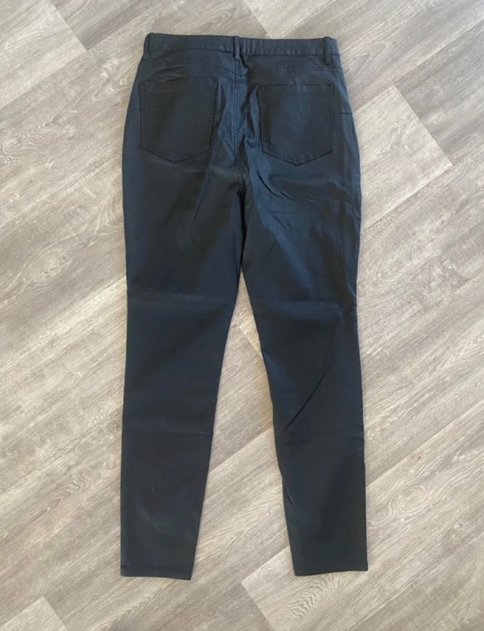 Pantalon enduit noir - photo numéro 2