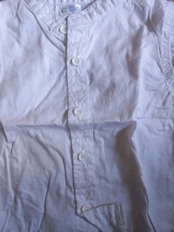 Chemise blanche 👶 - photo numéro 2