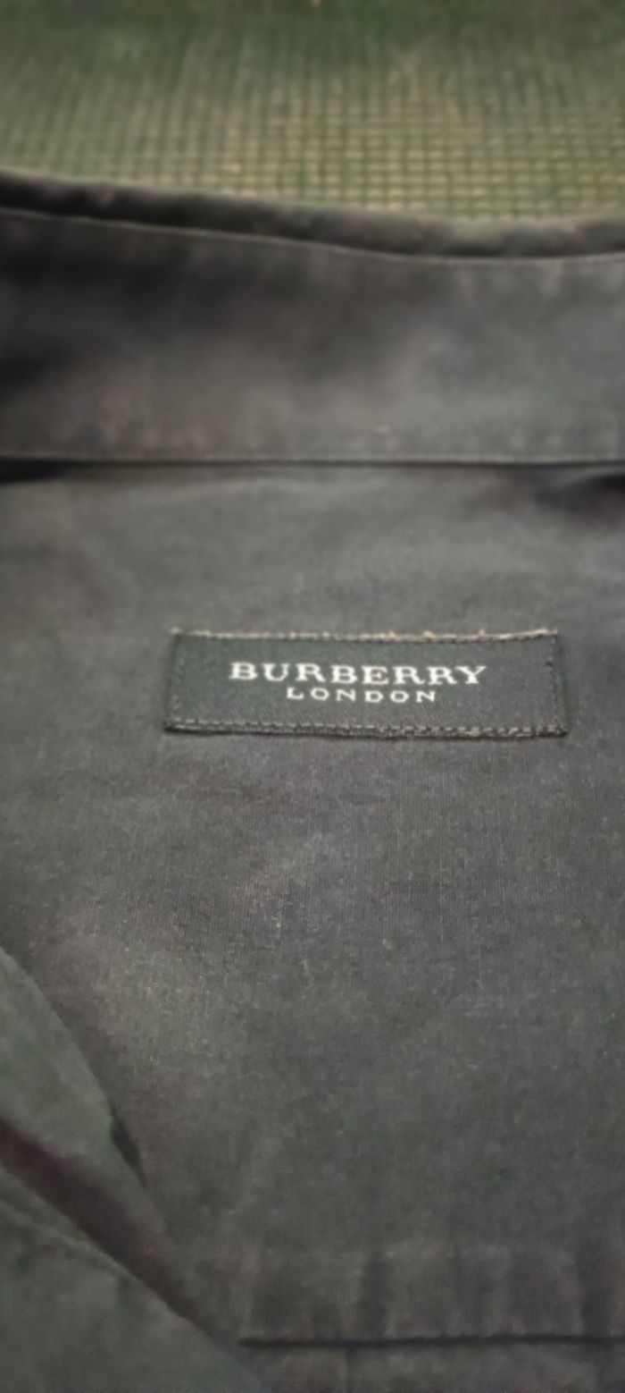 Chemise Homme Burberry Taille M Bleu Marine - photo numéro 3
