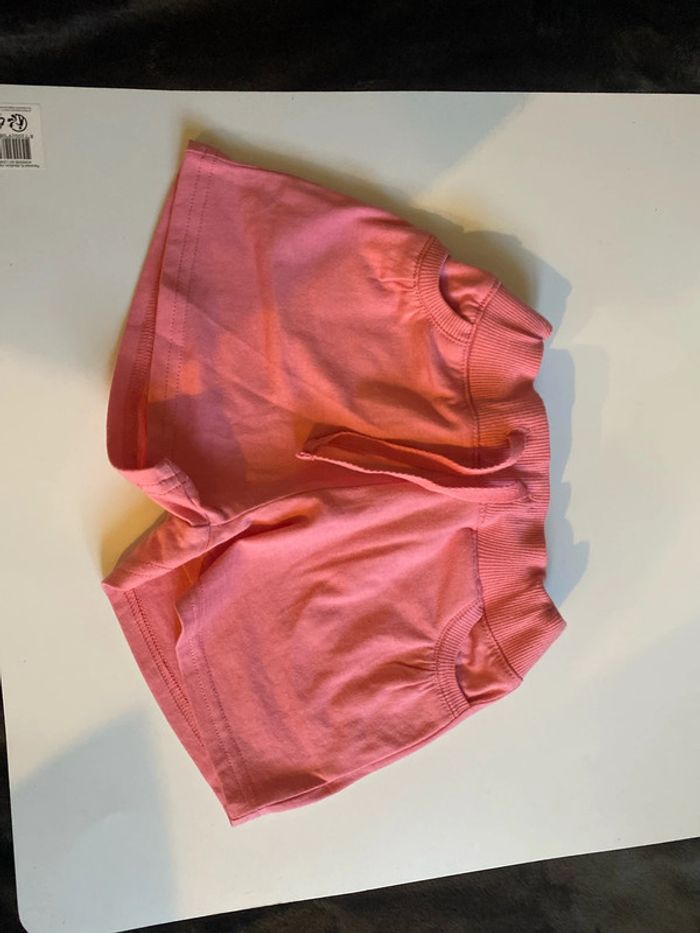 Short rose à cordon et à poche pour enfants filles