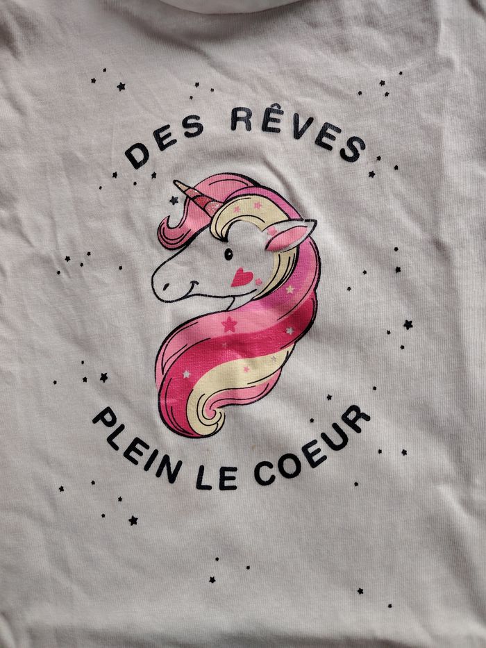 T shirt licorne - photo numéro 2