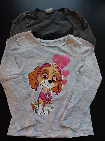 Lot de 2 t-shirts manches longues 👧