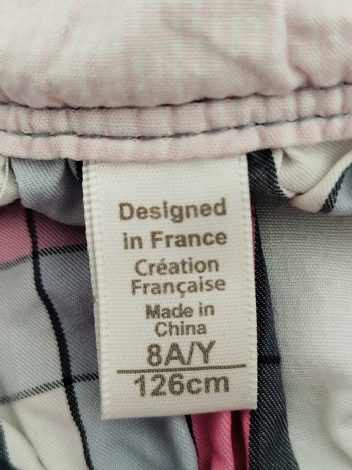 Jupe à carreaux multicolore Okaïdi taille 8 ans - photo numéro 4