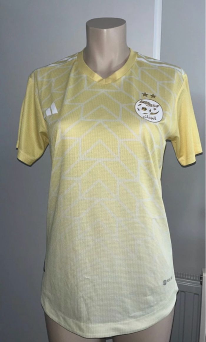 Maillot de foot ALGÉRIE Adidas  2023 jaune