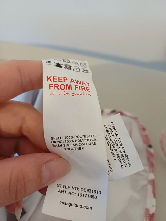 Robe froncée fleurie Missguided taille XS 34 - photo numéro 10