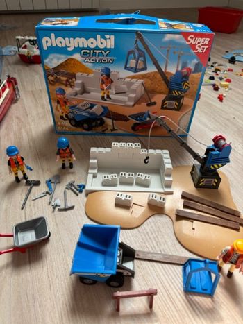 Chantier de construction playmobil 6144