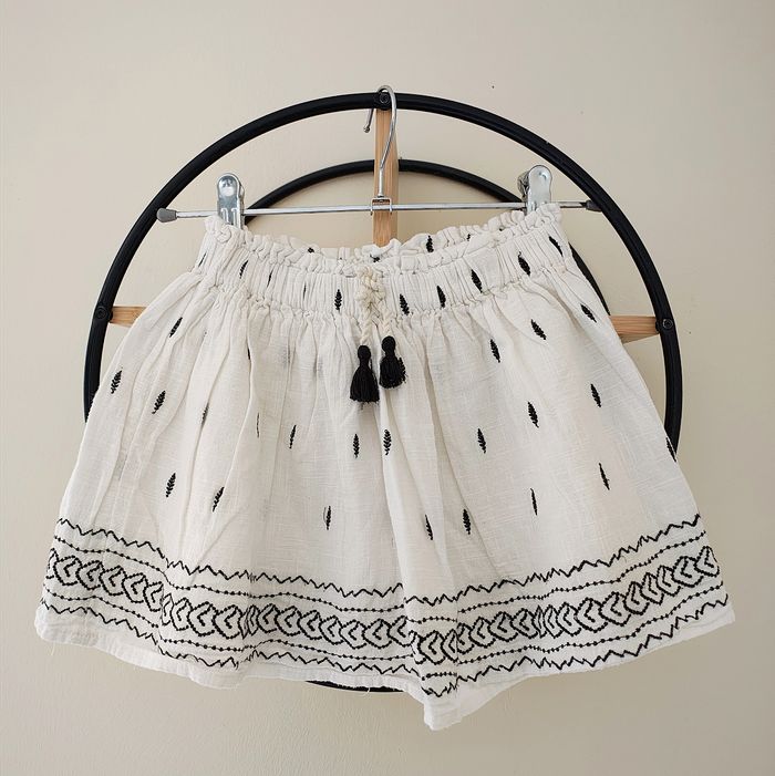 5 ans jupe pompom Vertbaudet