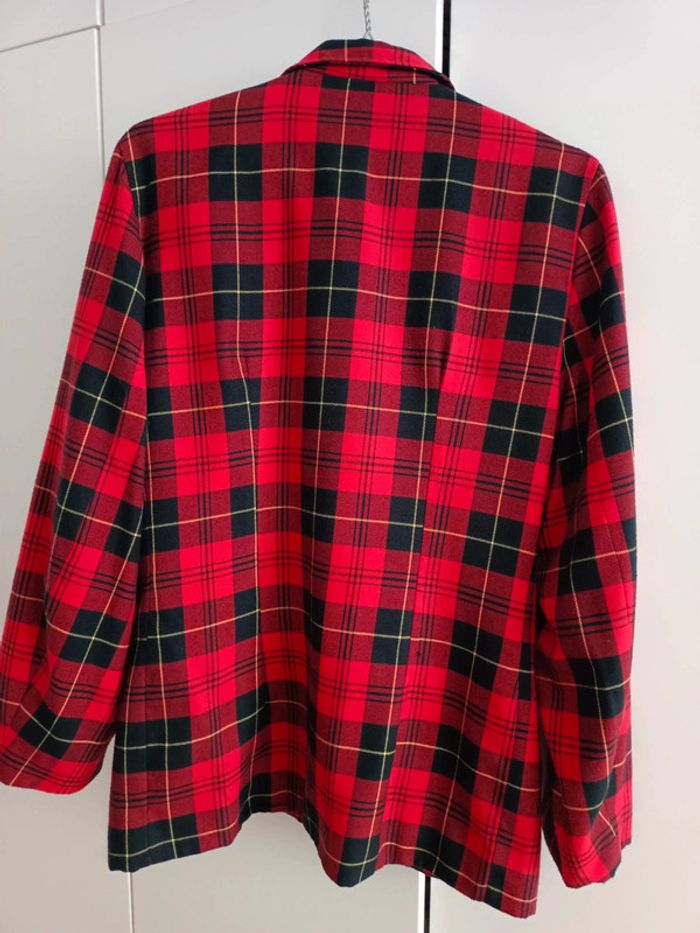 Ensemble veste + jupe rouge ecossais 38 - photo numéro 14