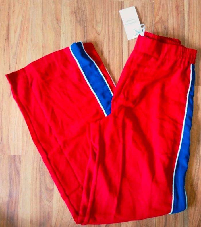 Joli pantalon fluide jambes larges taille 38 40