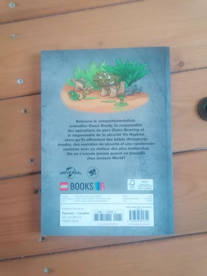 Livre jurassic world Dino dement - photo numéro 3