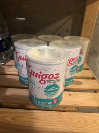 Lot de 6 boîtes de lait Guigoz anti régurgitation 2