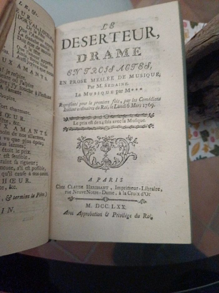 Livre ancien. Recueil d'opéras bouffons tome 3 de 1771 - photo numéro 11