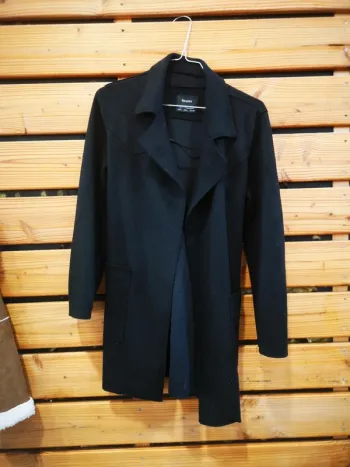 Veste noire suédine