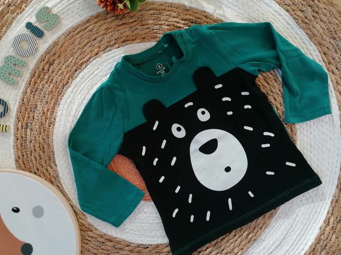 Tee-shirt manches longues à motifs - photo numéro 2