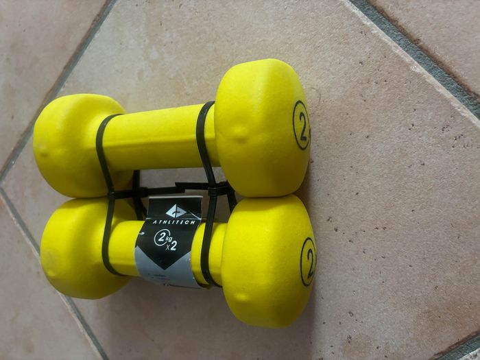 Athlitech 2 x 2 kg - haltères