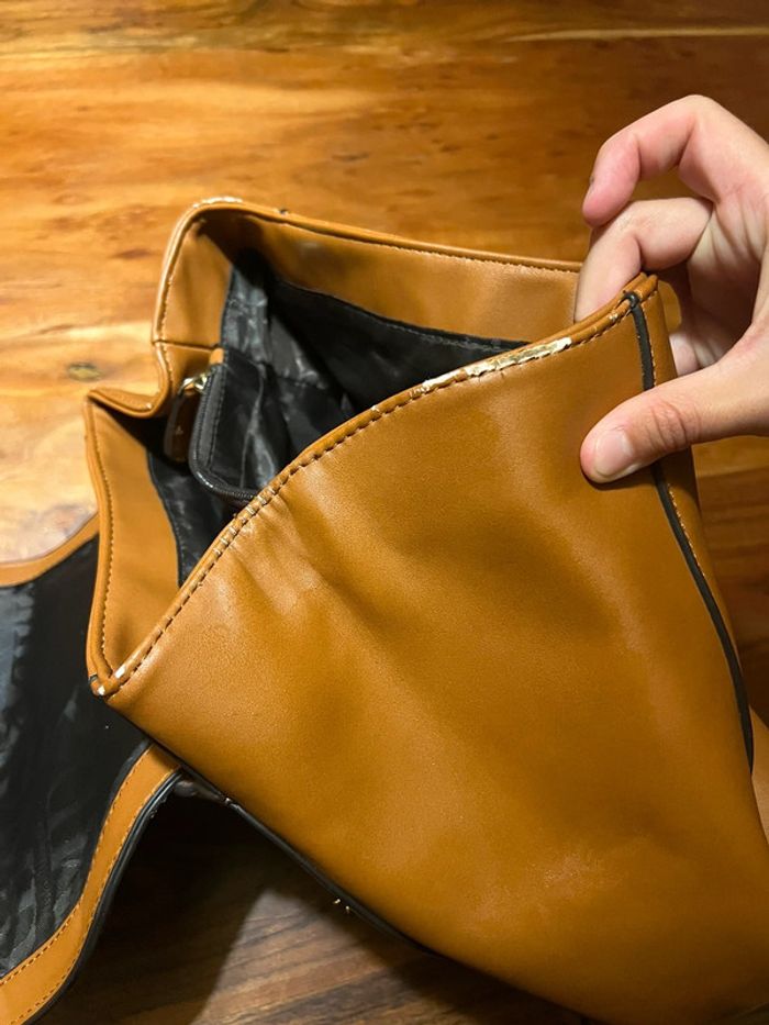 Sac Mac Douglas camel taille avec bandoulière - photo numéro 10