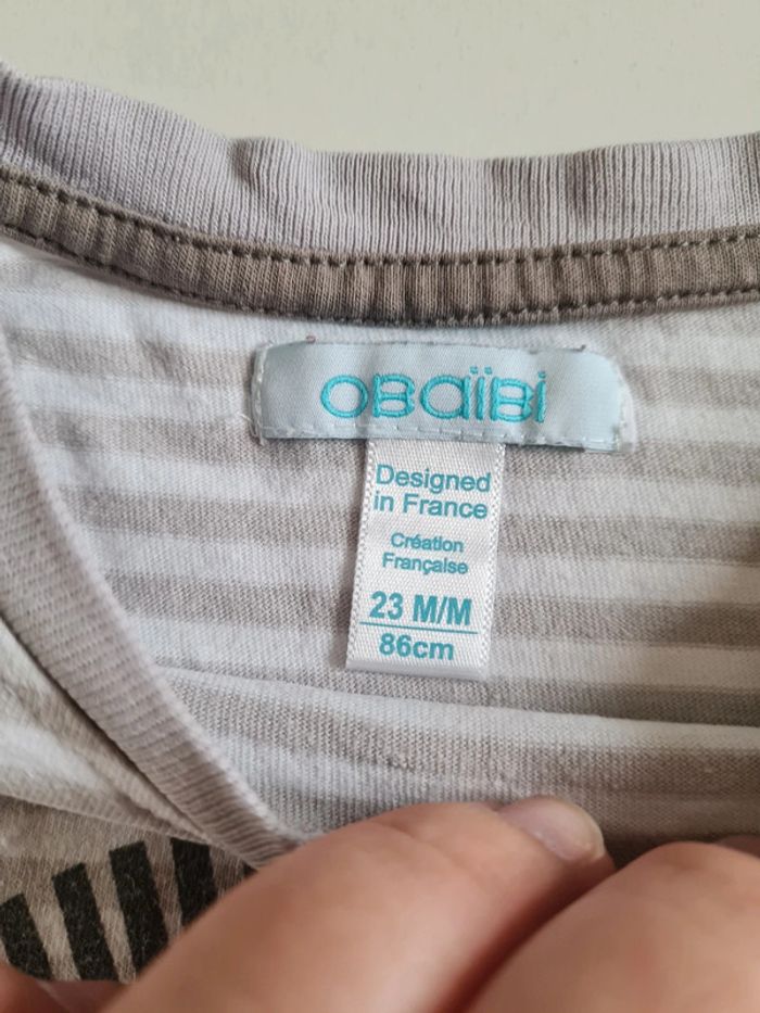 Tee shirt rayé - photo numéro 2