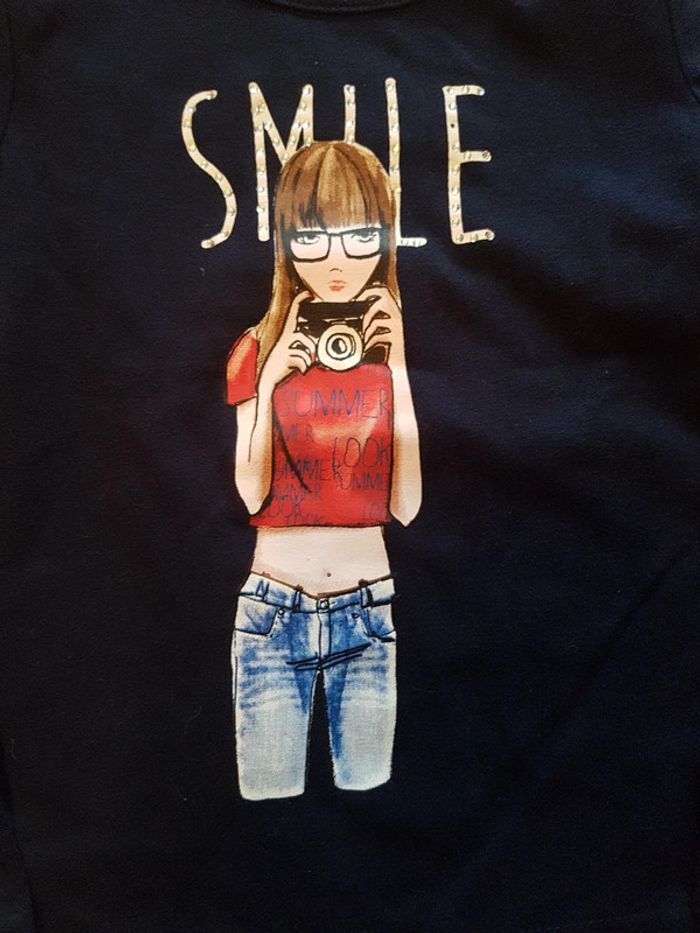 T shirt fille 4 ans - photo numéro 2