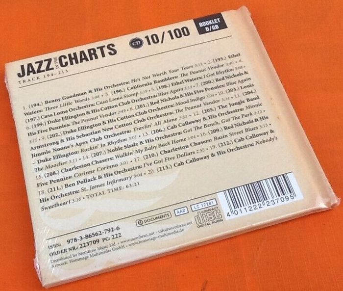 CD Jazz (sous blister) Jazz in the Charts - photo numéro 2