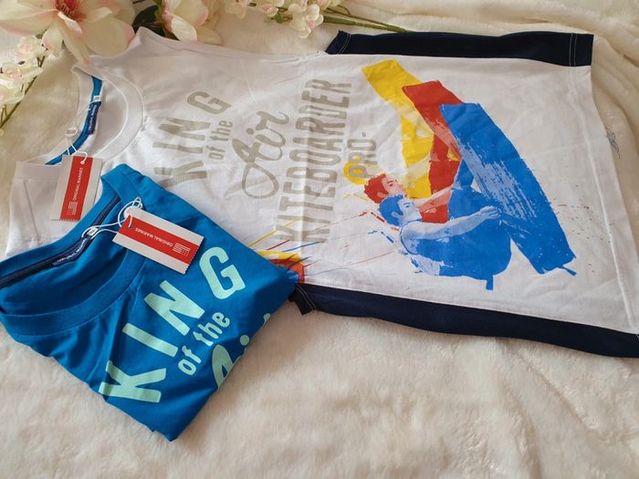 2 Tee-shirt Debardeurs Original Marines Taille 12 ans - photo numéro 3