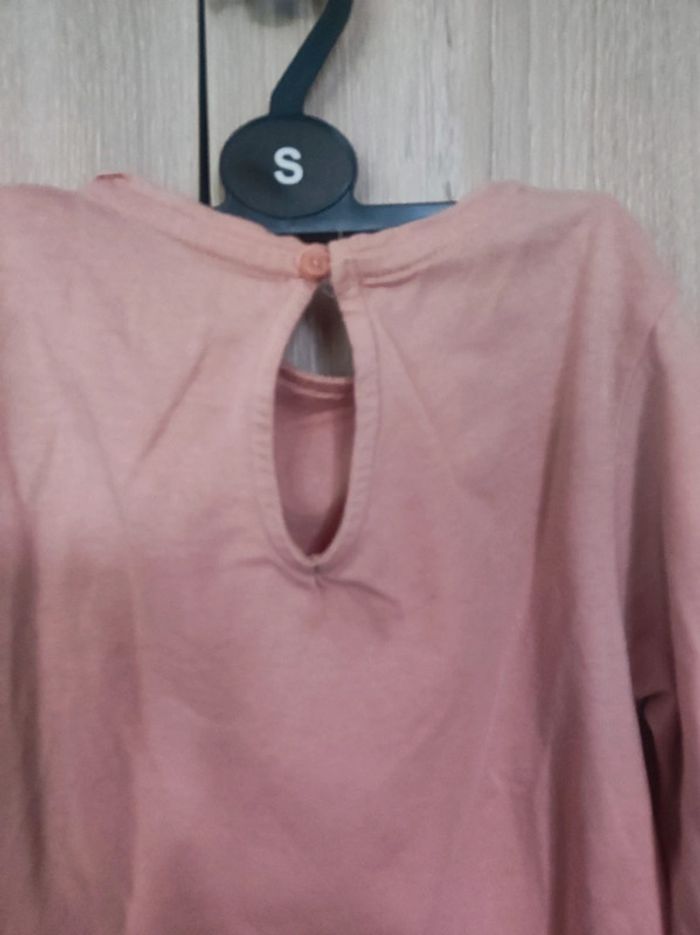 Tunique rose fleurs brodées 8 ans Vertbaudet - photo numéro 5