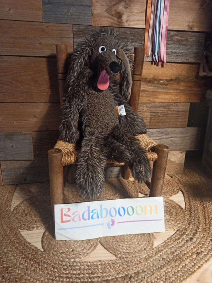 Peluche chien pourri moulin roty tbe